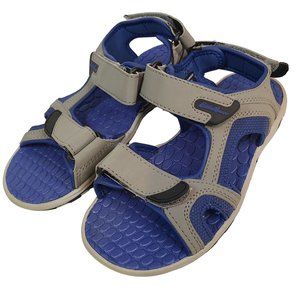 Eddie Bauer Boys Westmont Water Sandals Adjustable Strap Blue Gray Size 3